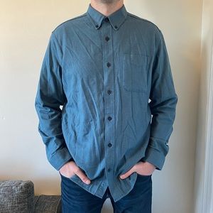 L.L.Bean houndstooth button down flannel